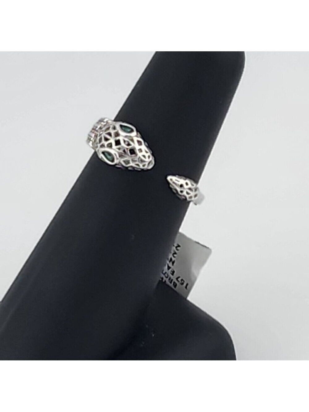 Sleek Snake Ring – Genuine 925 Silver, Brand New - Picture 3 of 8